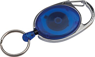 Retractable keyring with carabiner