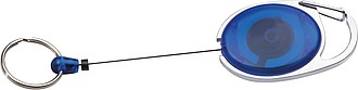 Retractable keyring with carabiner