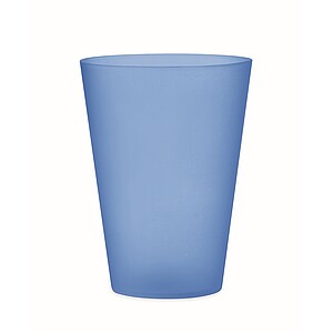 Reusable event cup 300ml, transparent blue