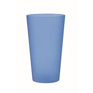 Reusable event cup 500ml, transparent blue