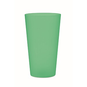 Reusable event cup 500ml, transparent green