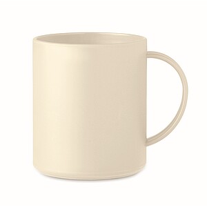 Reusable mug 300 ml, beige