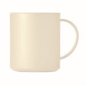 Reusable mug 300 ml, beige