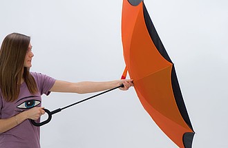 Reverse umbrella - double layer - 190T pongee