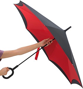 Reverse umbrella - double layer - 190T pongee