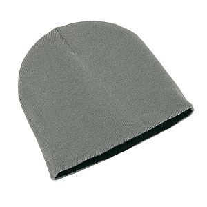Reversible hat "Nordic" in 2 colours,colour silver, black