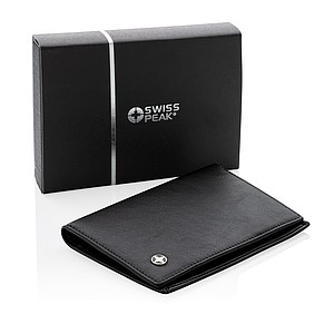 RFID anti-skimming passport holder, black