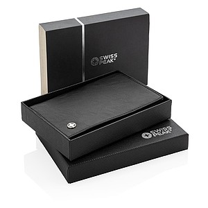RFID anti-skimming passport holder, black