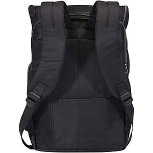 Rhine 15” GRS recycled rolltop backpack 18L, solid black