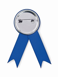 Ribbon style badge pin