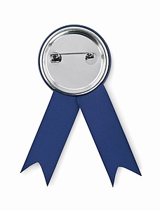 Ribbon style badge pin