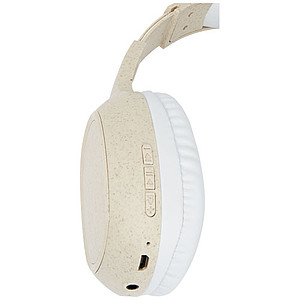 Riff wheat straw Bluetooth® headphones with microphone