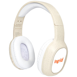 Riff wheat straw Bluetooth® headphones with microphone
