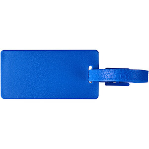 River recycled window luggage tag, blue