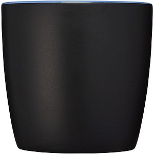 Riviera ceramic mug, black/blue