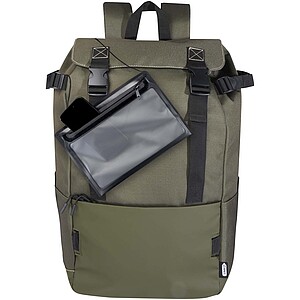 Roam GRS recycled modular backpack, green