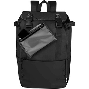 Roam GRS recycled modular backpack, solid black
