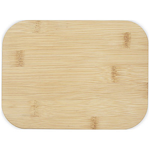 Roby glass lunch box with bamboo lid