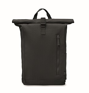 Roll top backpack 390 gr/m2, black