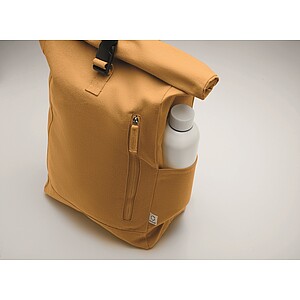 Roll top backpack 390 gr/m2, ochre