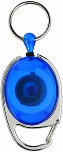 Roller clip - tr. blue