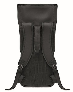 Rolltop washed canvas backpack