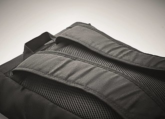 Rolltop washed canvas backpack