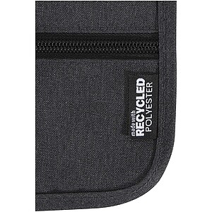 Ross GRS recycled smart travel pouch, heather charcoal