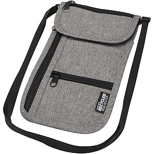Ross GRS recycled smart travel pouch, heather grey