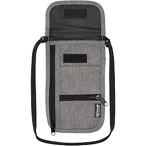 Ross GRS recycled smart travel pouch, heather grey