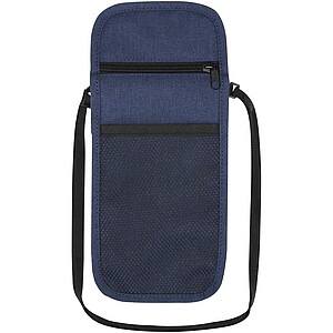 Ross GRS recycled smart travel pouch, heather navy