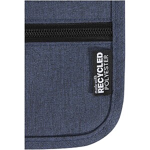 Ross GRS recycled smart travel pouch, heather navy