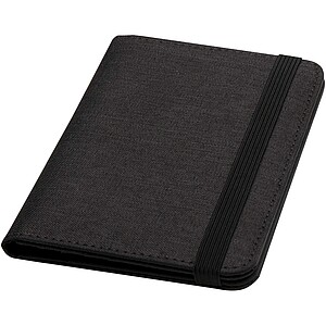 Ross GRS RPET RFID passport holder, heather charcoal