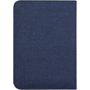 Ross GRS RPET RFID passport holder, heather navy