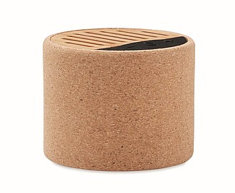 Round cork wireless speaker