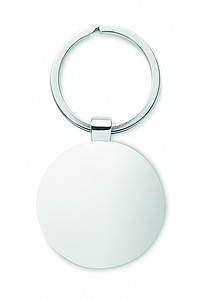 Round key ring metal bamboo