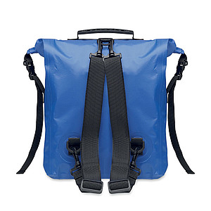 RPET 210D polyester waterproof rolltop backpack