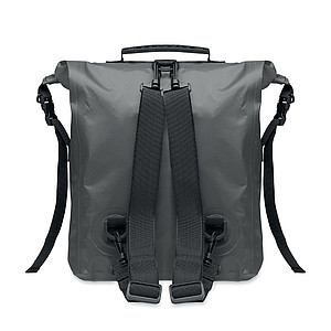 RPET 210D polyester waterproof rolltop backpack