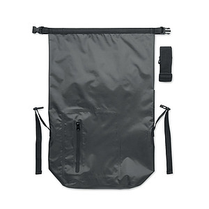 RPET 210D polyester waterproof rolltop backpack
