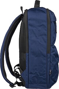 rPET (300D) polyester Ocean Bound backpack Tova, blue
