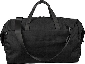 rPET (300D) polyester Ocean Bound sports bag Niv, black