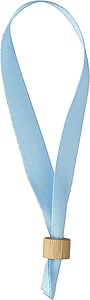 rPET (300D) wristcord, light blue