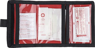 rPET (600D) polyester first aid pouch Kairo, red