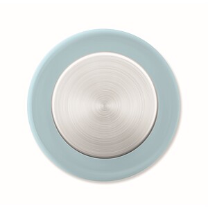 RPET bottle 1000ml, transparent light blue