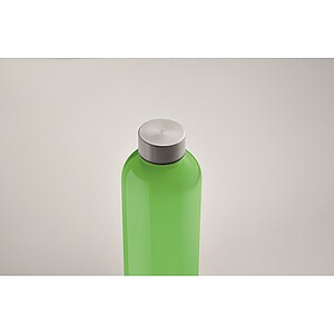 RPET bottle 1000ml, transparent lime