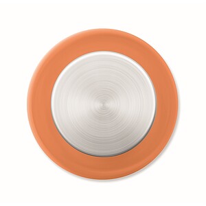 RPET bottle 1000ml, transparent orange