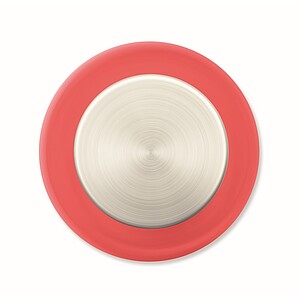 RPET bottle 1000ml, transparent red