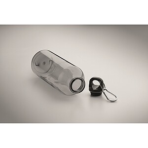 RPET bottle 500ml, transparent grey