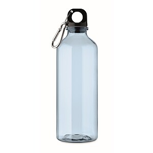 RPET bottle 500ml, transparent light blue