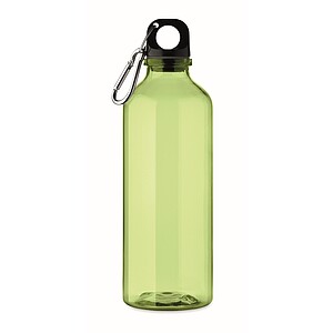 RPET bottle 500ml, transparent lime